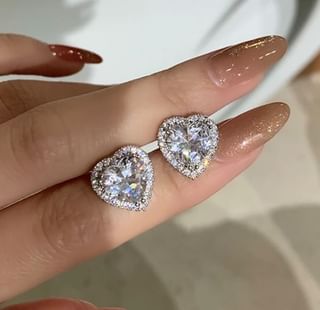 "Crystal"  Moissanite Diamond Earrings