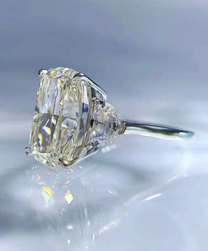 Miraville Radiant Ice Cut Ring