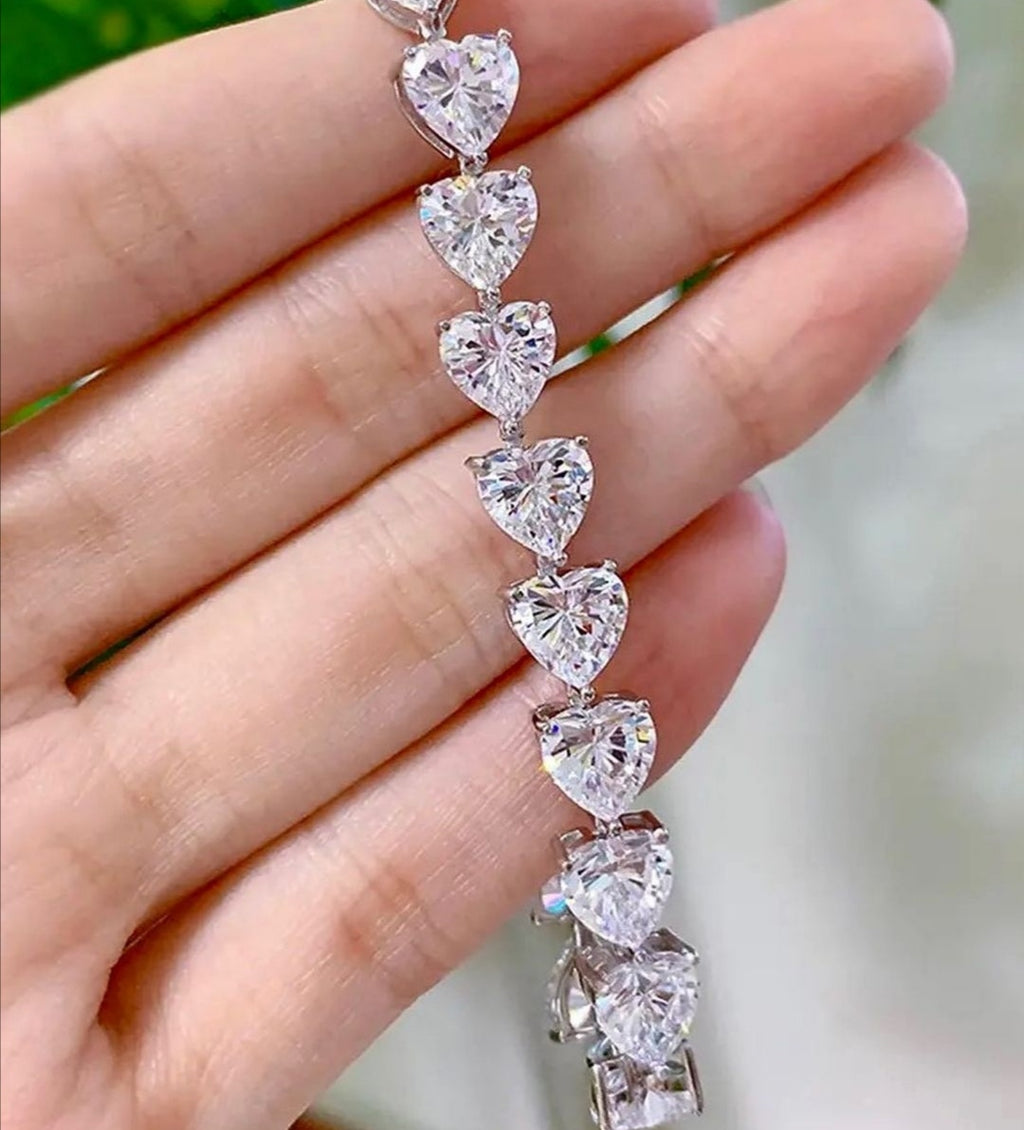 Moissanite Diamond Tennis Bracelet