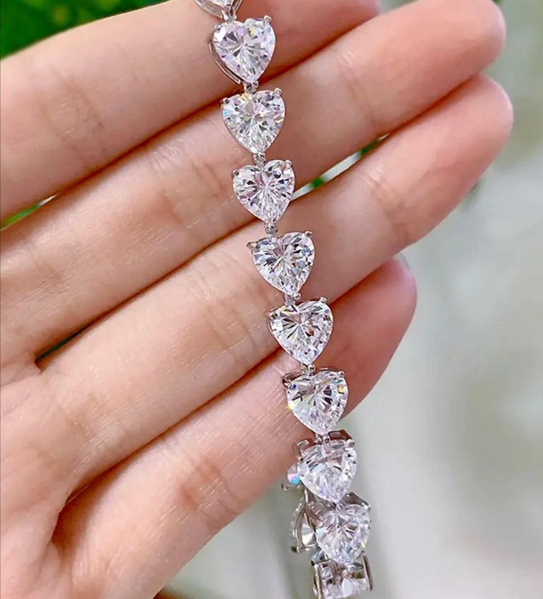 Moissanite Diamond Tennis Bracelet