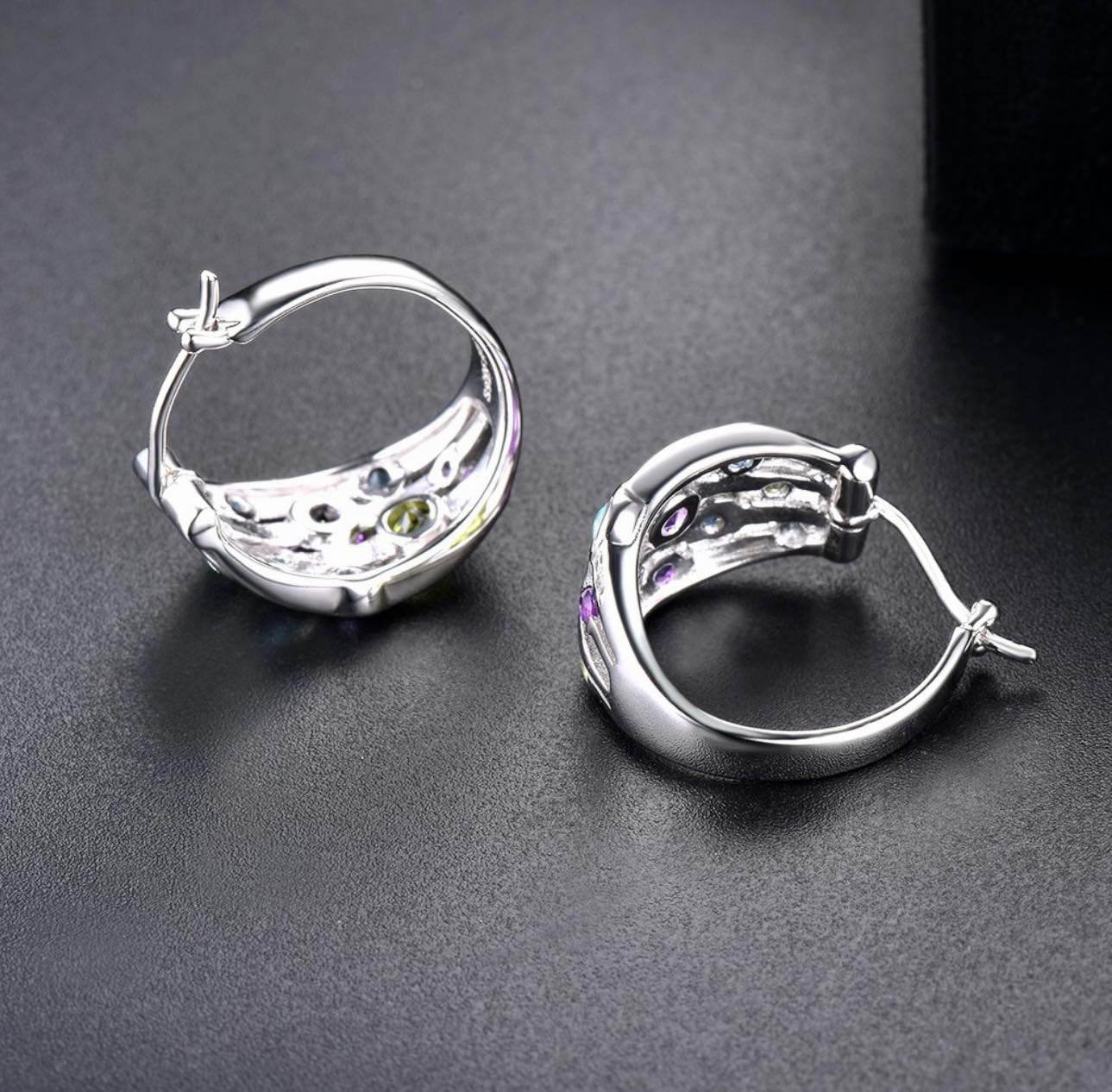 "Sabeana" Gemstone earrings