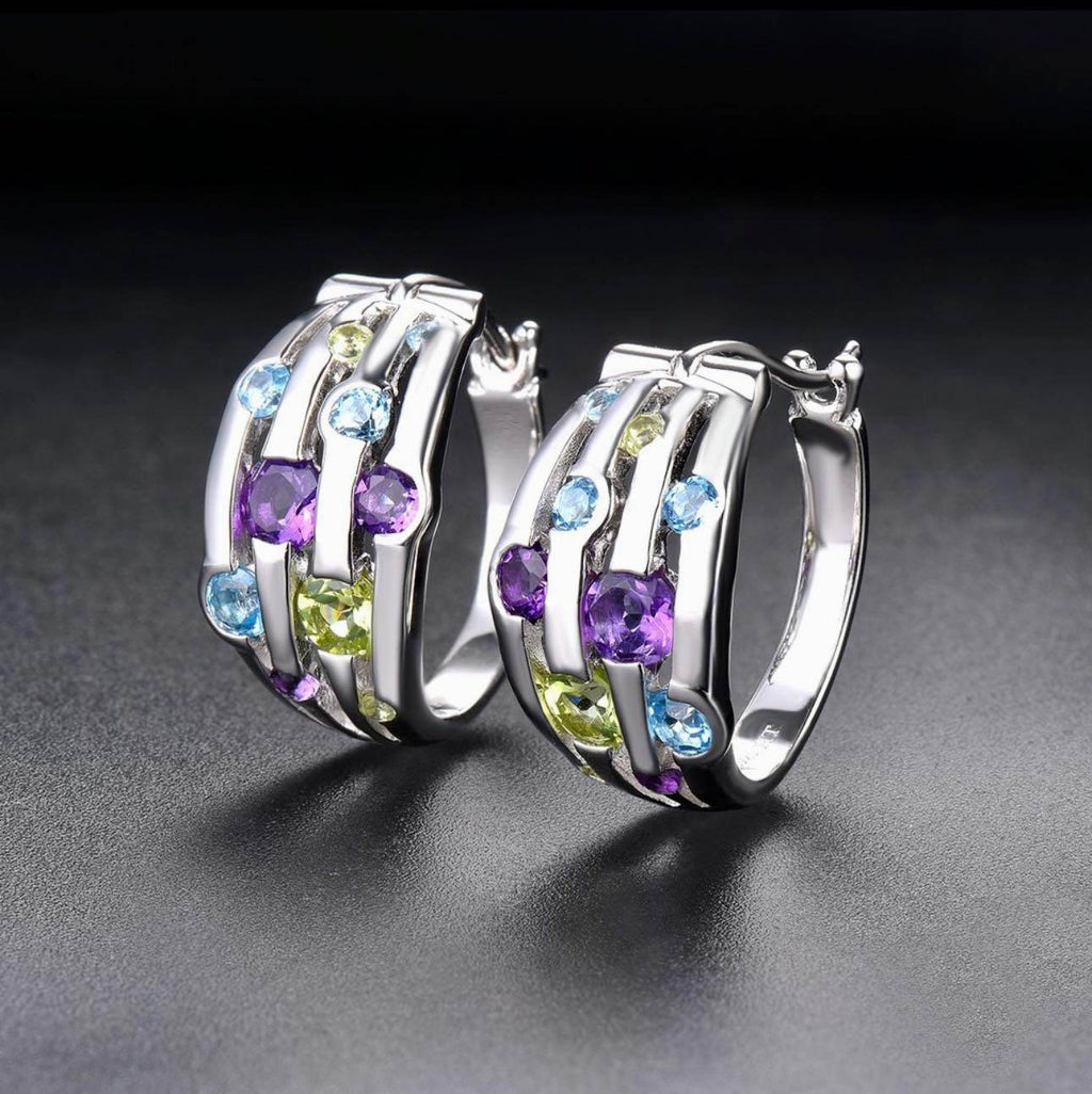 "Sabeana" Gemstone earrings