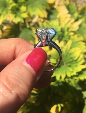 'Fiona' 5ct Moissanite Diamond Ring