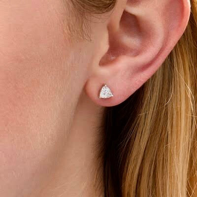 Customized Stud Moissanite Diamond Earrings (3 sets)