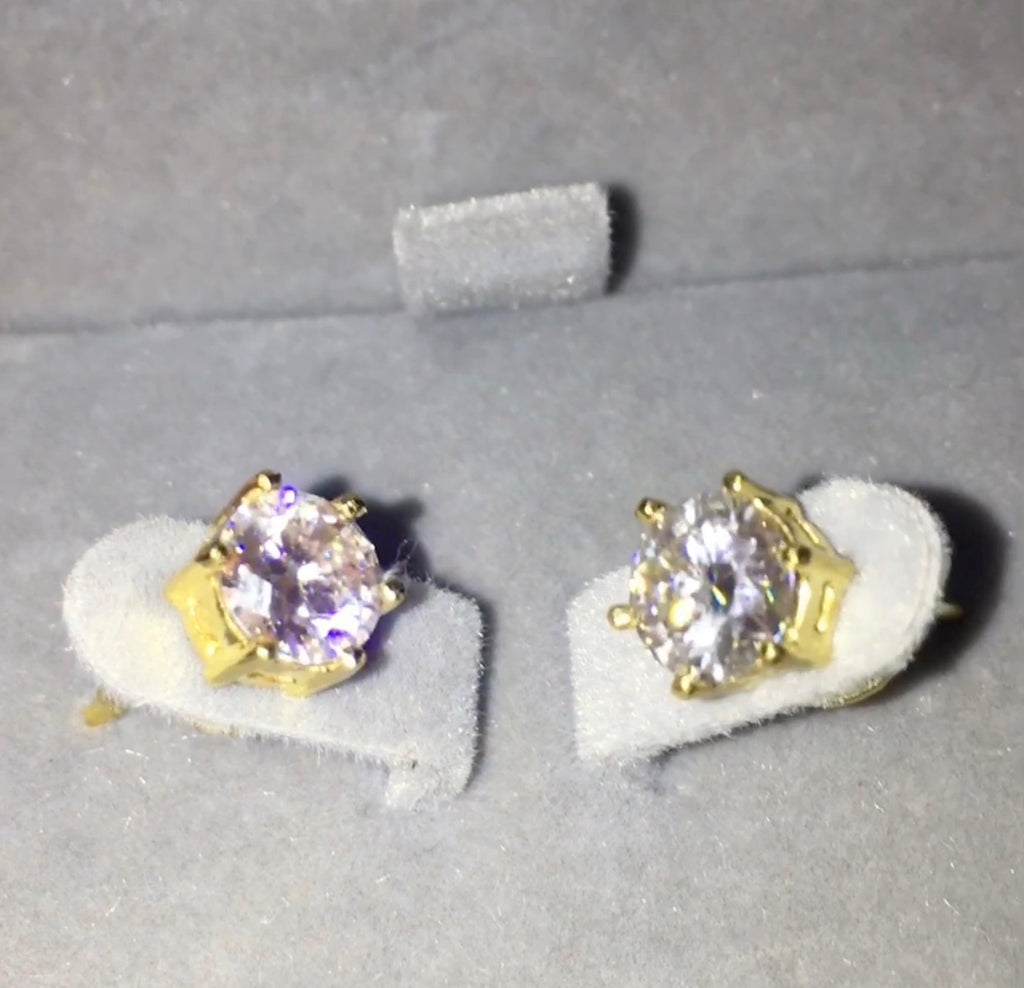 " Fiona " Earrings Moissanite Diamond