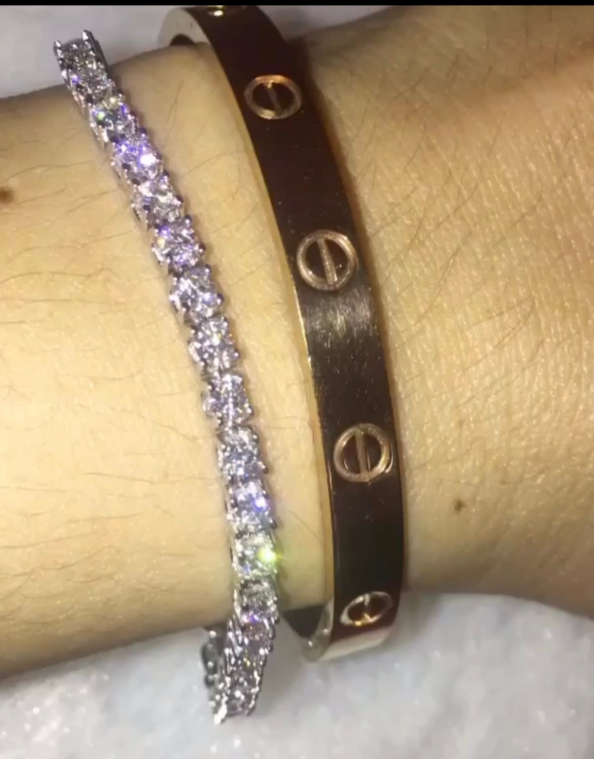 Moissanite Diamond Tennis Bracelet