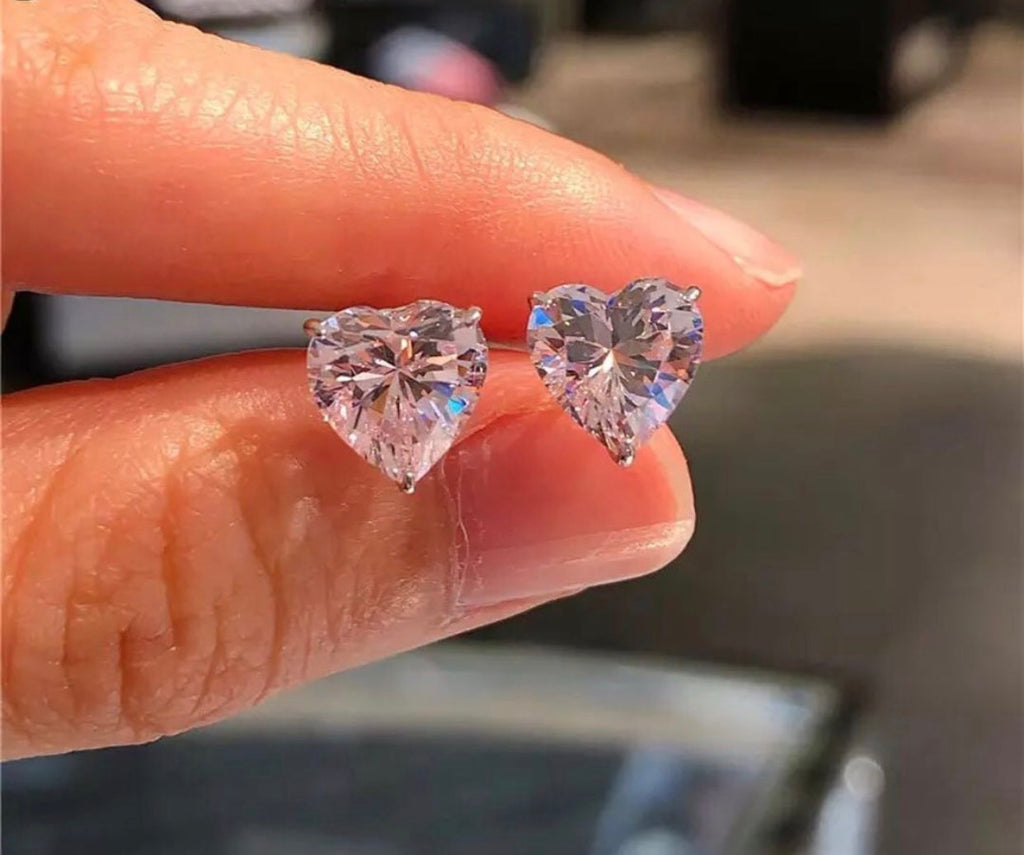 "Crystal"  Moissanite Diamond Earrings