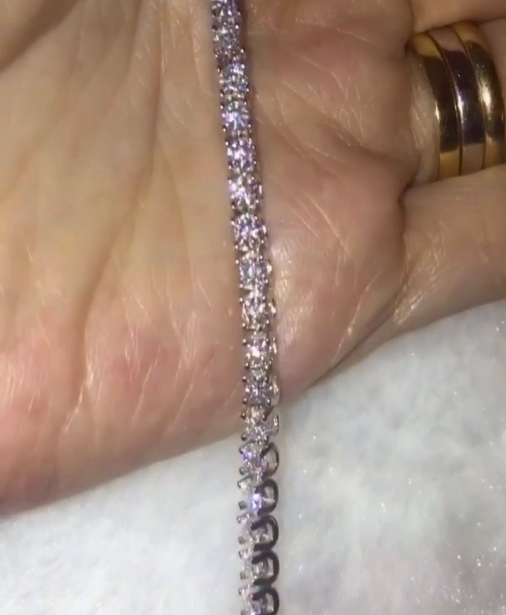 Moissanite Diamond Tennis Bracelet