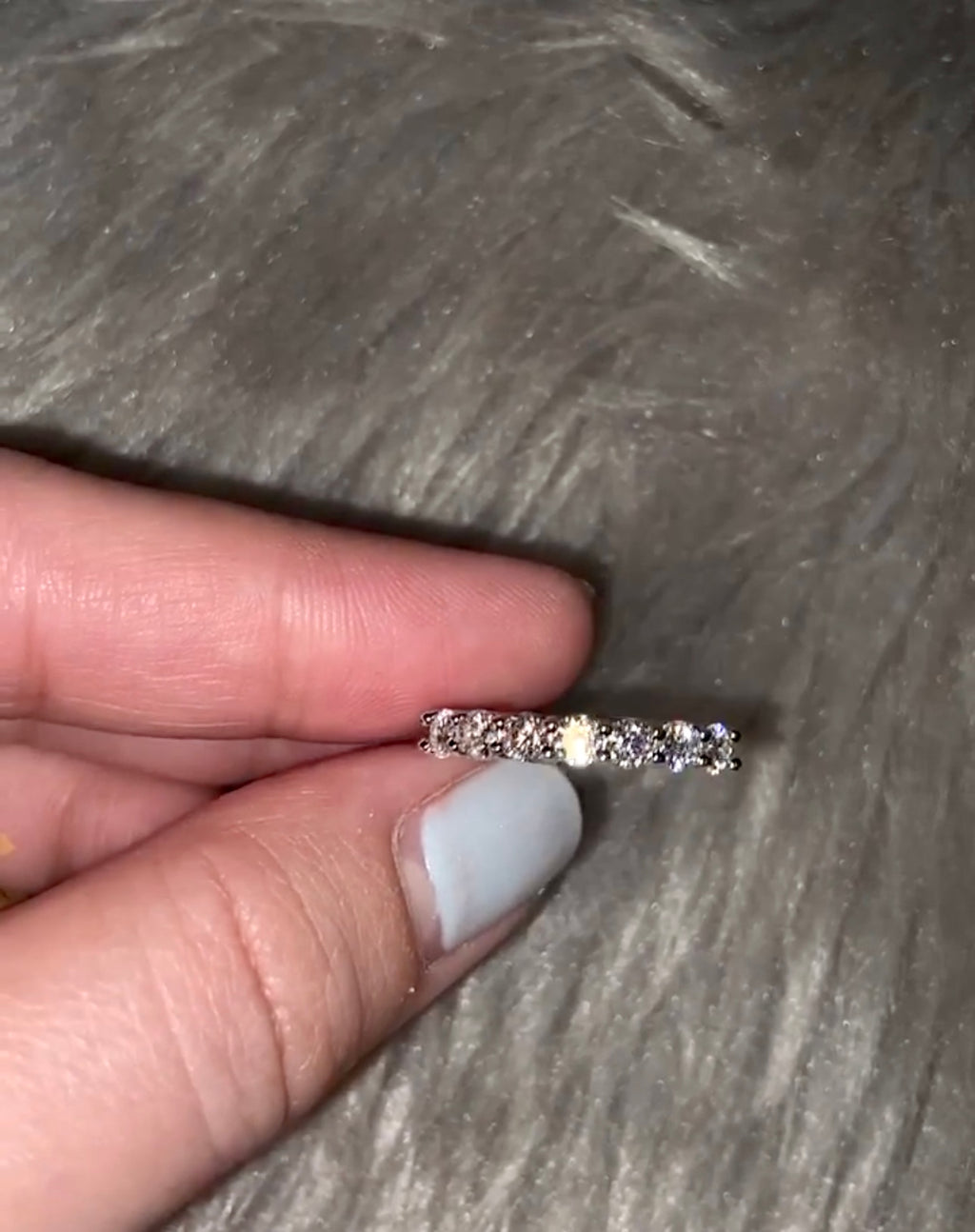 BUNDLE SALE Moissanite Diamond Engagement Ring