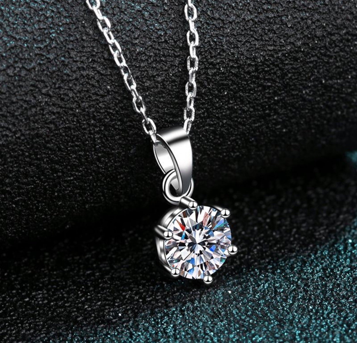 Fiona Set Necklace, Ring, & Earrings moissanite diamond stone