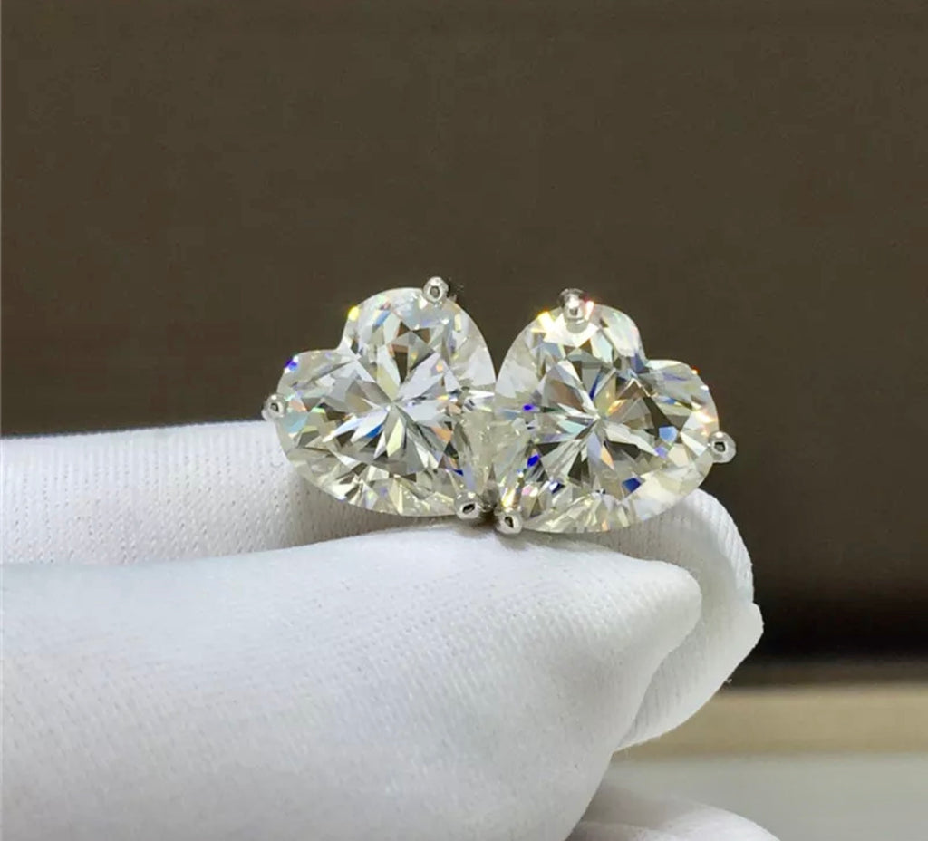 "Crystal"  Moissanite Diamond Earrings