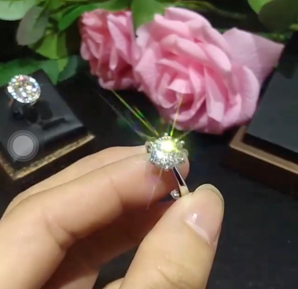 Fiona Moissanite  Diamond Engagement Ring