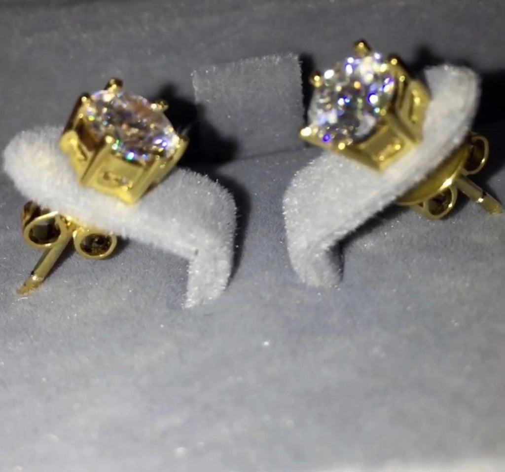 " Fiona " Earrings Moissanite Diamond