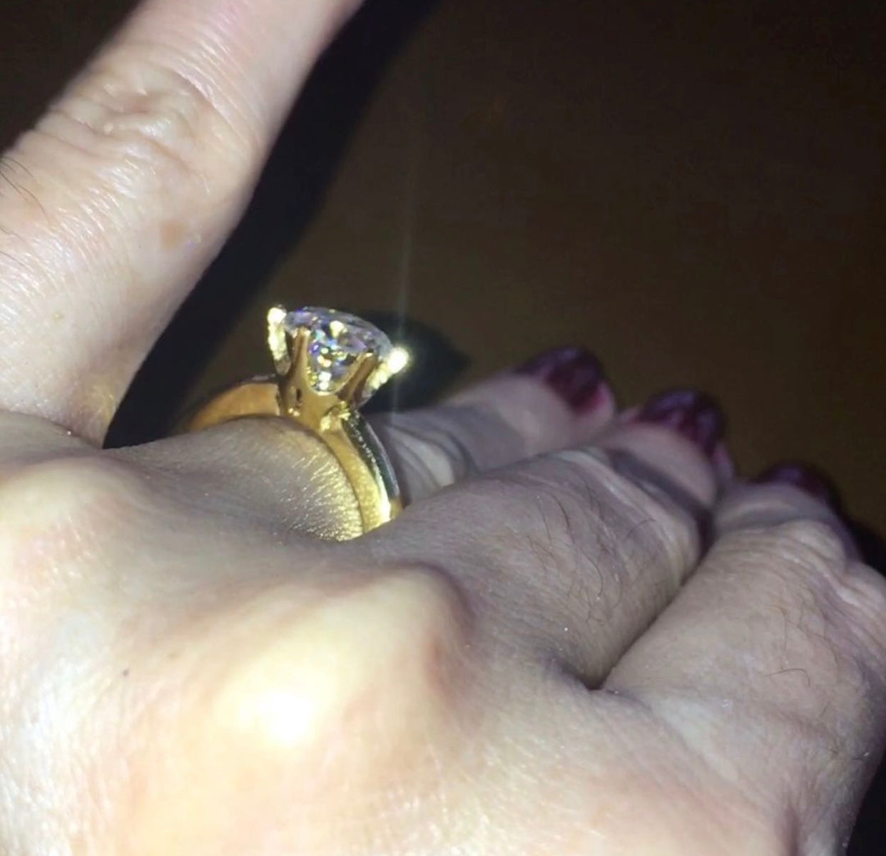 Fiona Moissanite  Diamond Engagement Ring