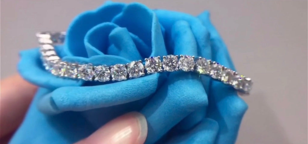 Moissanite Diamond Tennis Bracelet