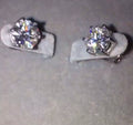 "Fiona" Earrings and Necklace Moissanite Diamond Stone Set