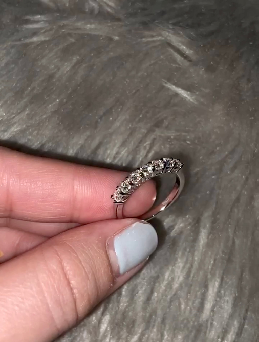 BUNDLE SALE Moissanite Diamond Engagement Ring