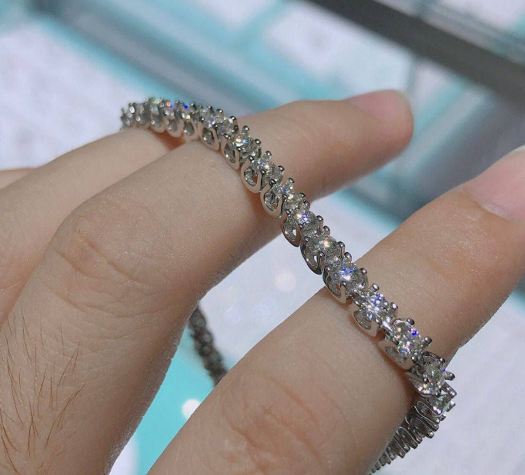 Moissanite Diamond Tennis Bracelet