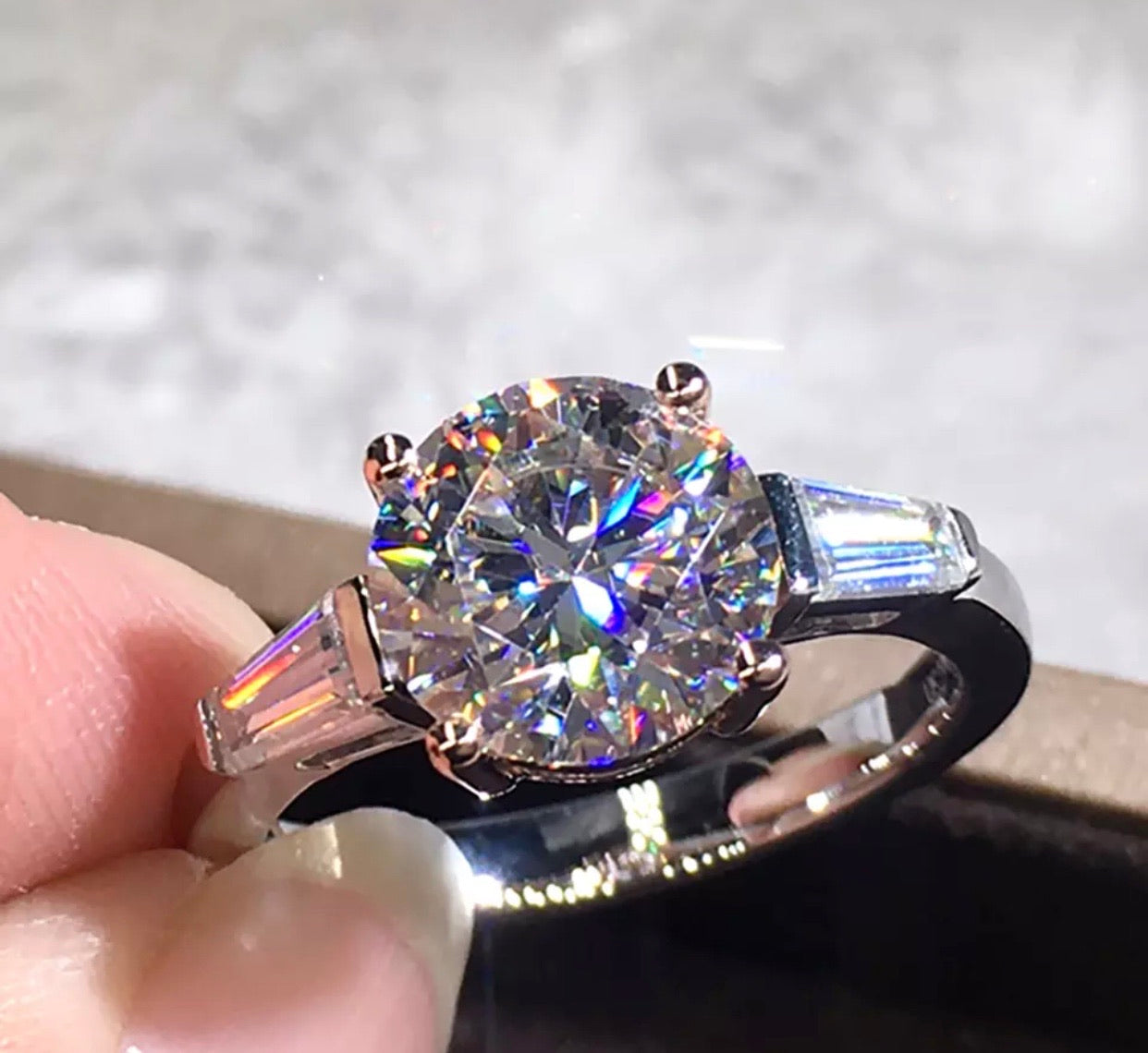 Matilde Engagement Ring Moissanite Diamond