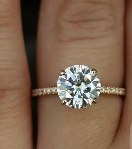 " Casey " Moissanite Diamond Ring