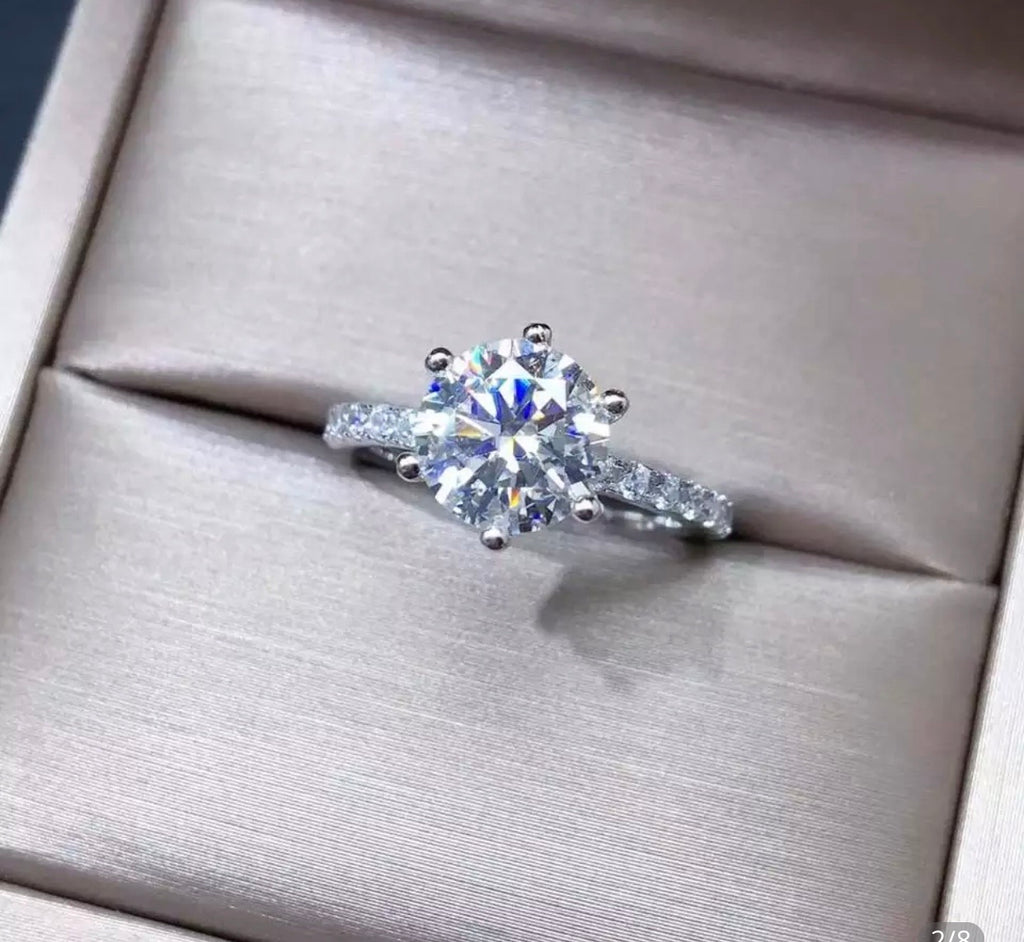"Trixie  Moissanite Diamond Engagement Ring