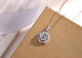 Queen Elizabeth I & II/ Fiona Necklace 1ct moissanite diamond