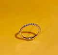 Full Band Ring 1.5mm Moisaanite Diamond