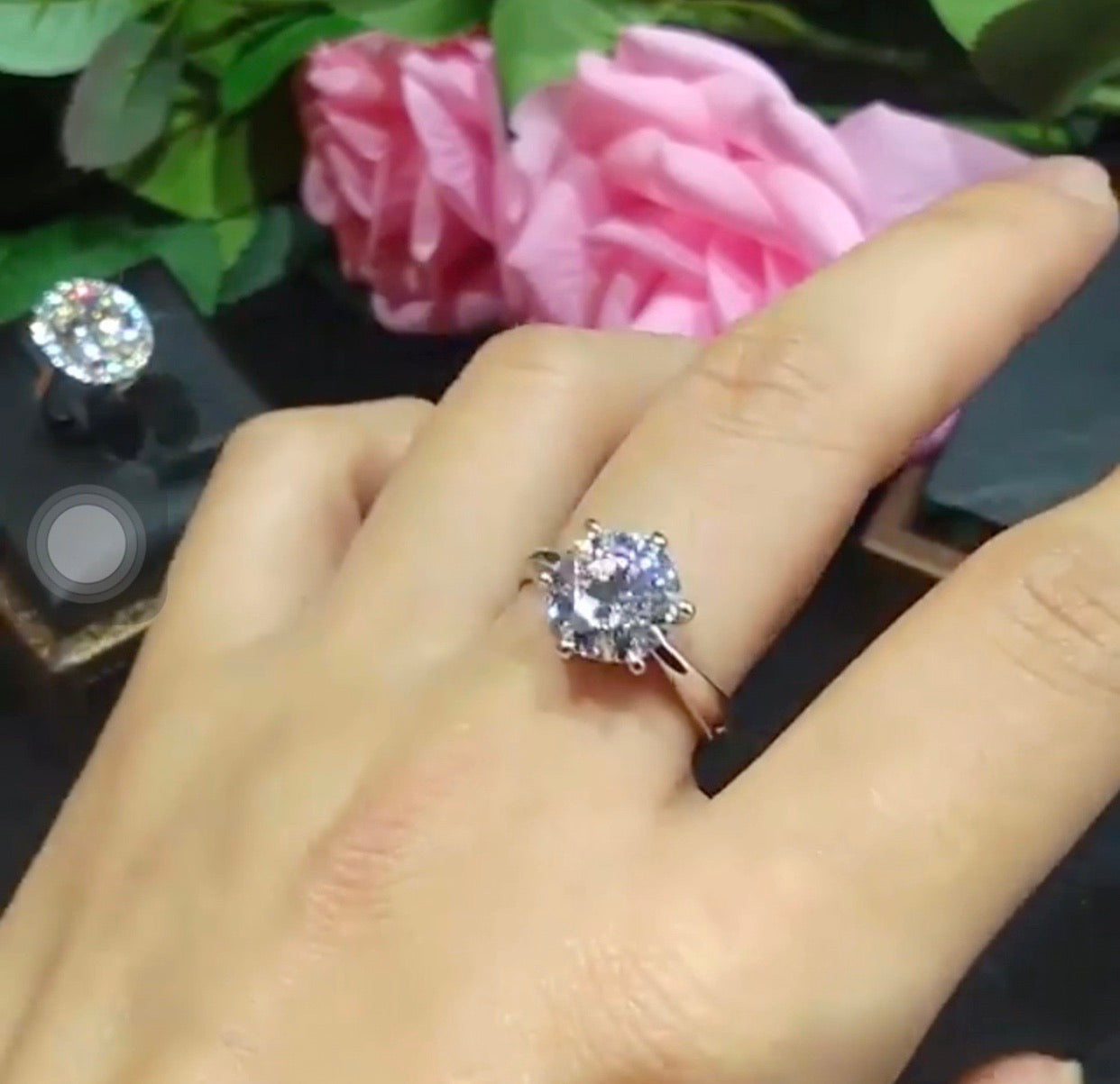 Fiona Moissanite  Diamond Engagement Ring