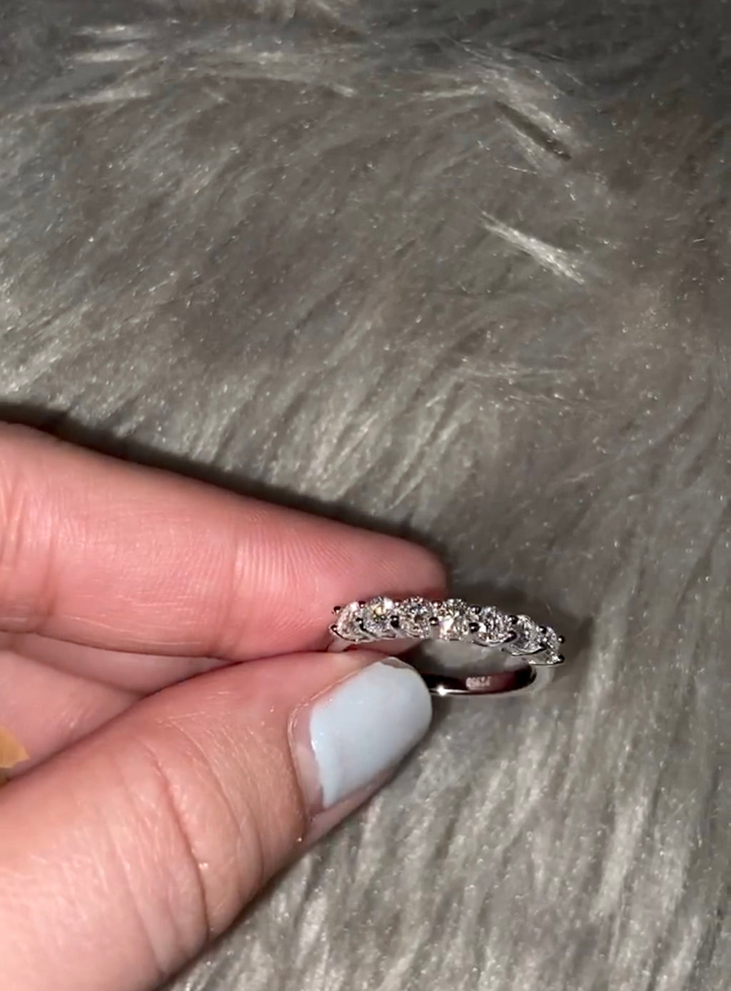 BUNDLE SALE Moissanite Diamond Engagement Ring