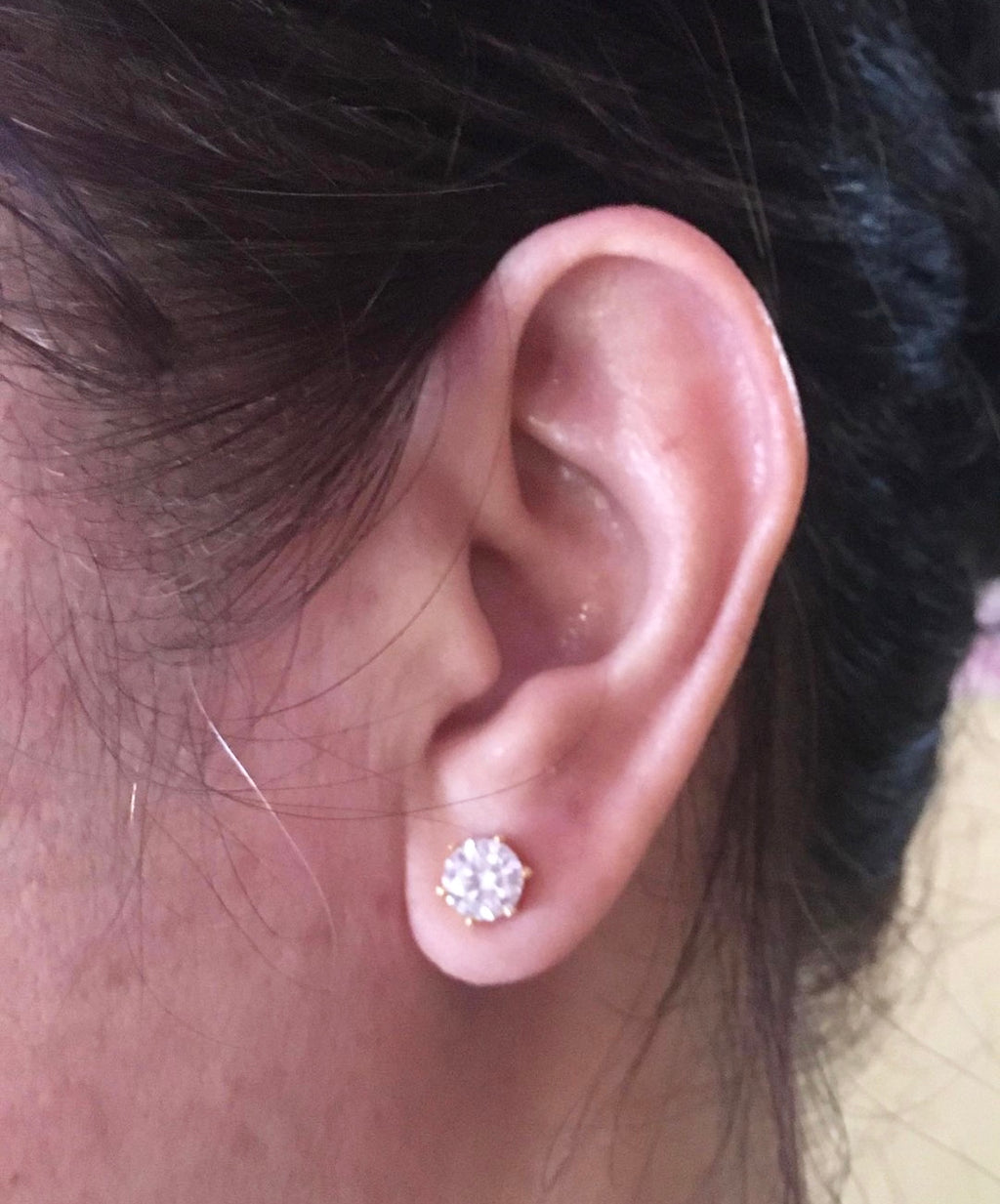 " Fiona " Earrings Moissanite Diamond