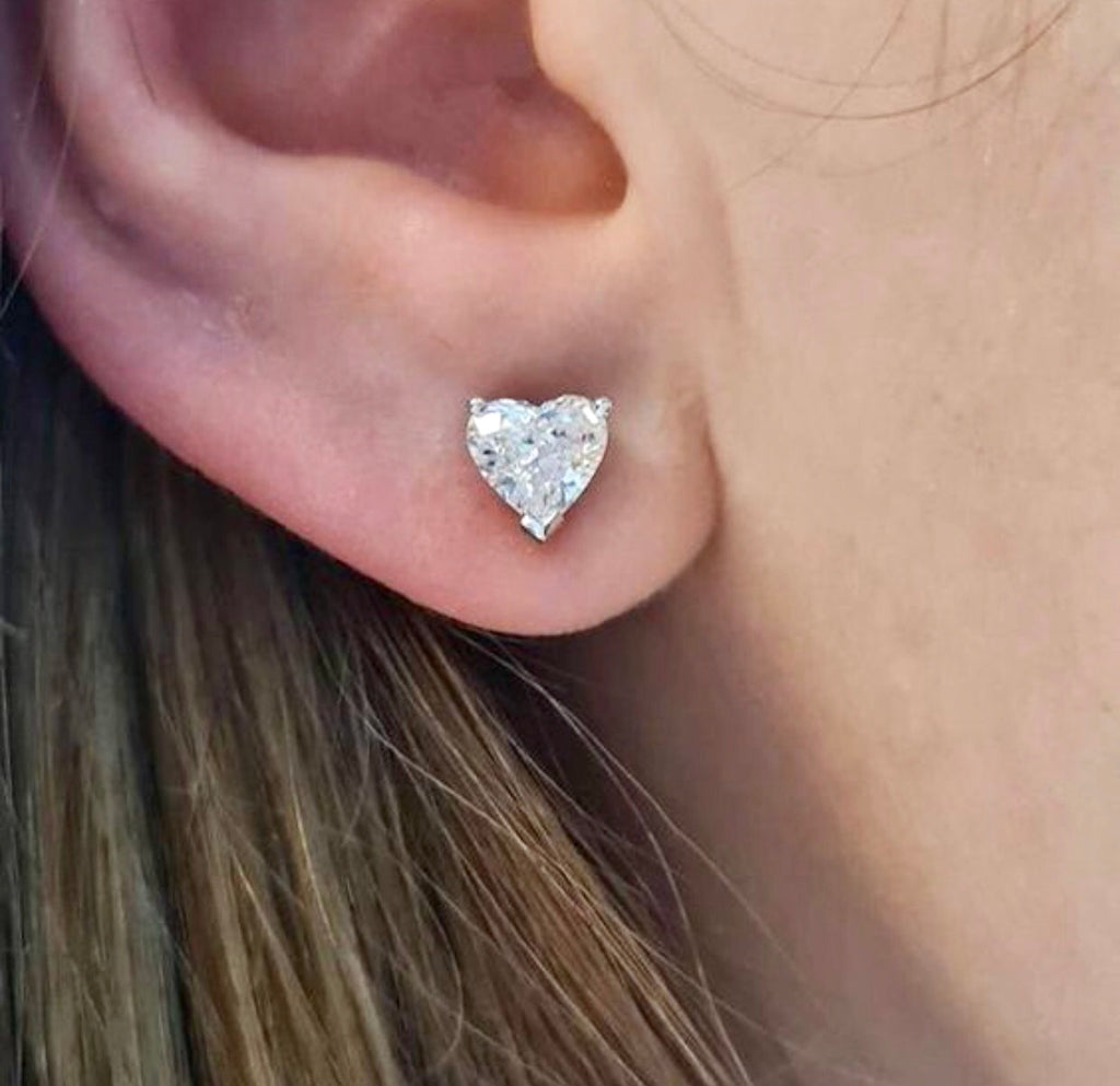 "Crystal"  Moissanite Diamond Earrings