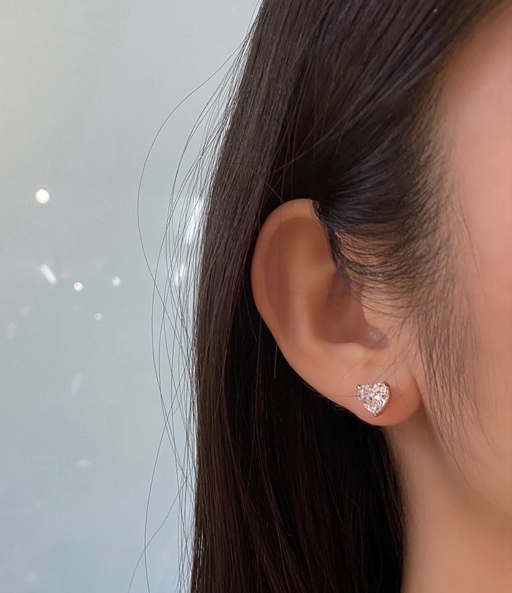 "Crystal"  Moissanite Diamond Earrings