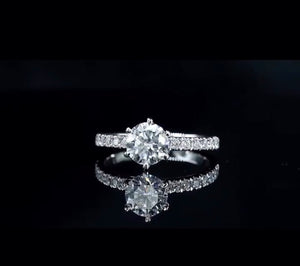 " TRIXIE 2 " Moissanite Diamond Full Eternity Ring