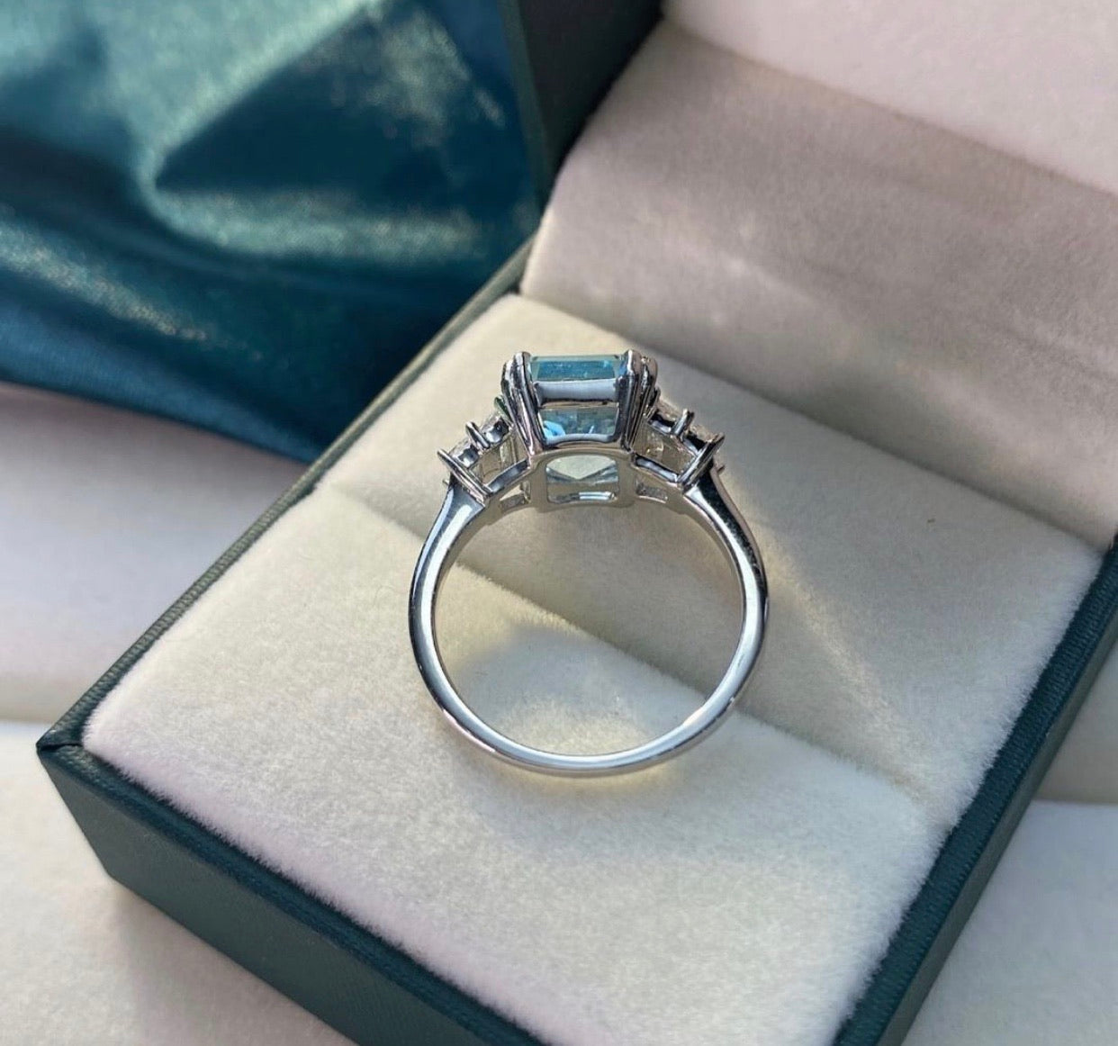 "Azora" Lab Grown Moissanite Diamond Engagement Ring
