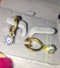 Total 2ct Round Loop Earrings