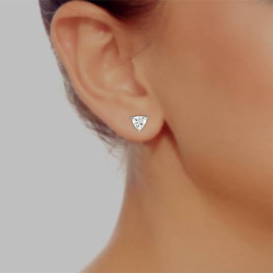Customized Stud Moissanite Diamond Earrings (3 sets)