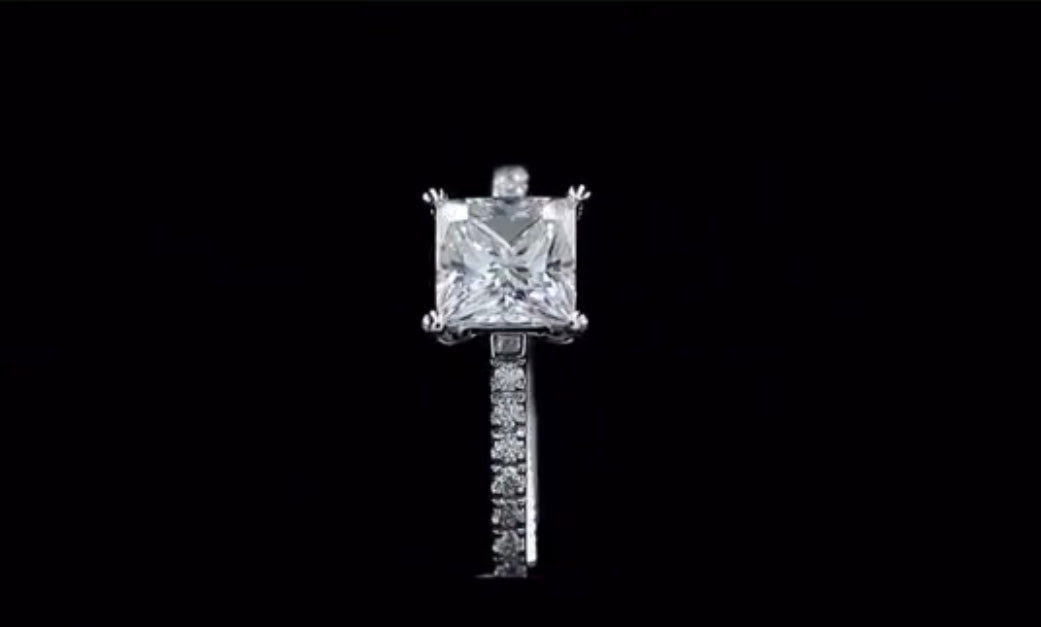 Celina Moissanite Diamond Stone Engagement Ring