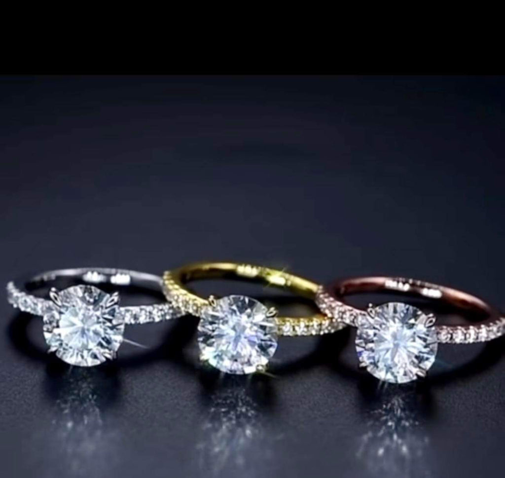 " Casey " Moissanite Diamond Ring