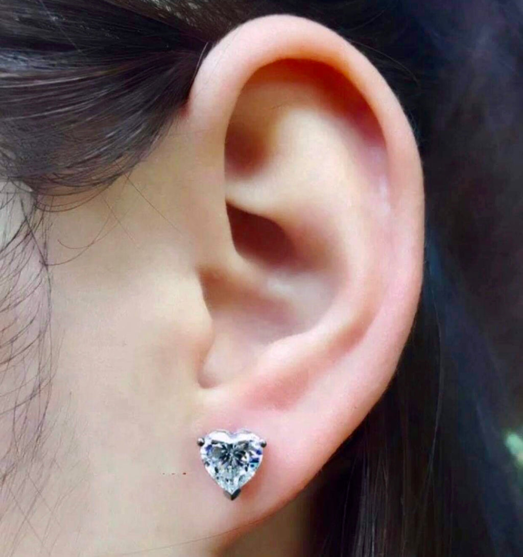 "Amia 2" Set Ring/Earrings Heart