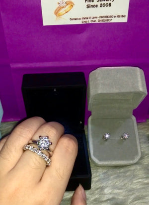 BUNDLE SALE Moissanite Diamond Engagement Ring