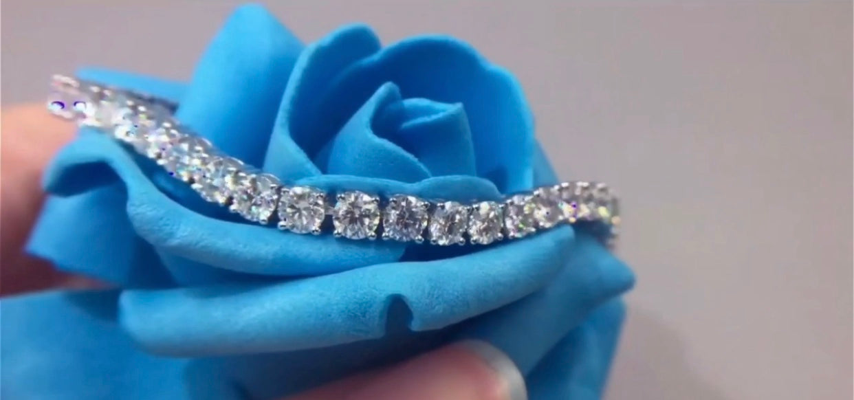 Moissanite Diamond Tennis Bracelet
