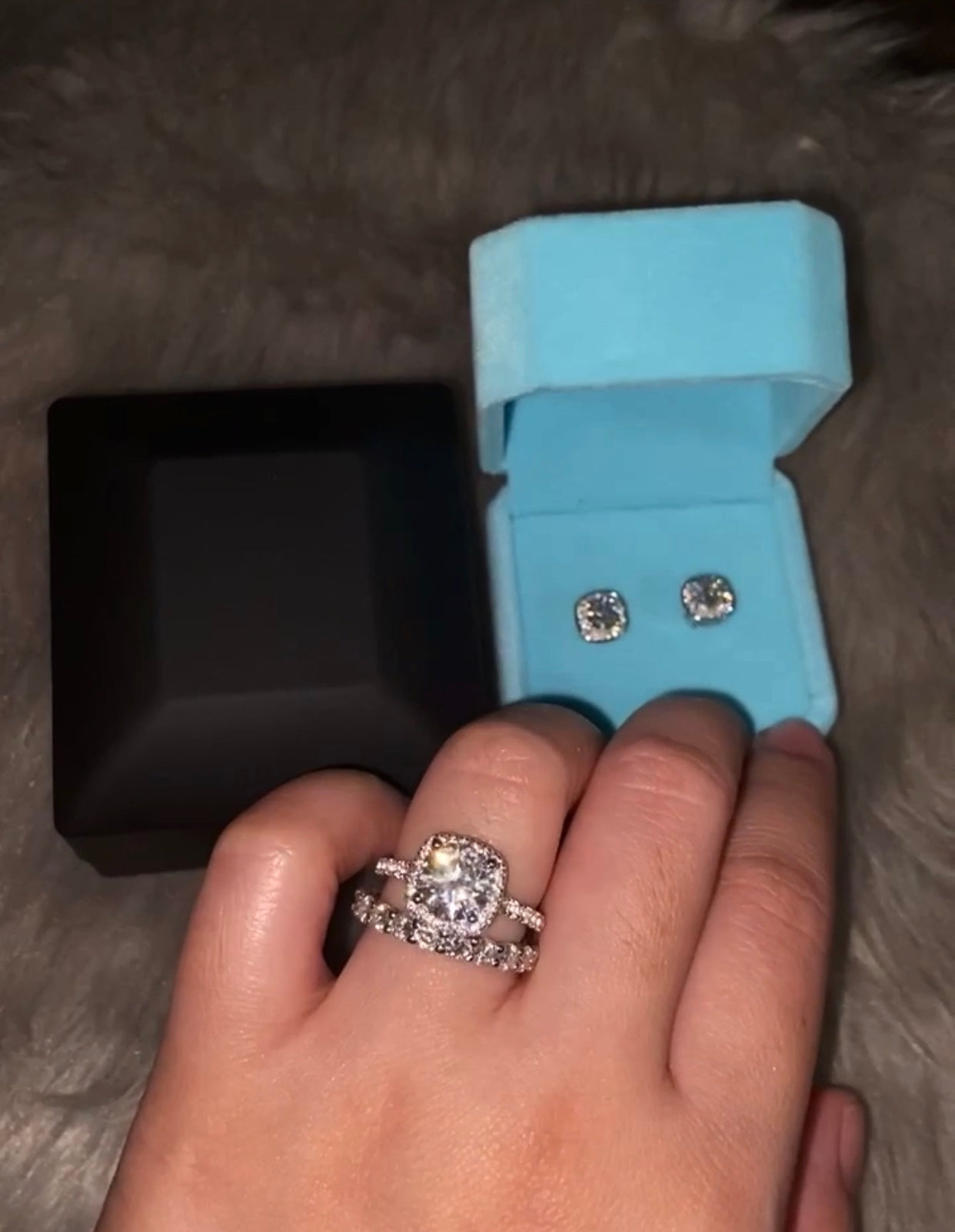 BUNDLE SALE Moissanite Diamond Engagement Ring