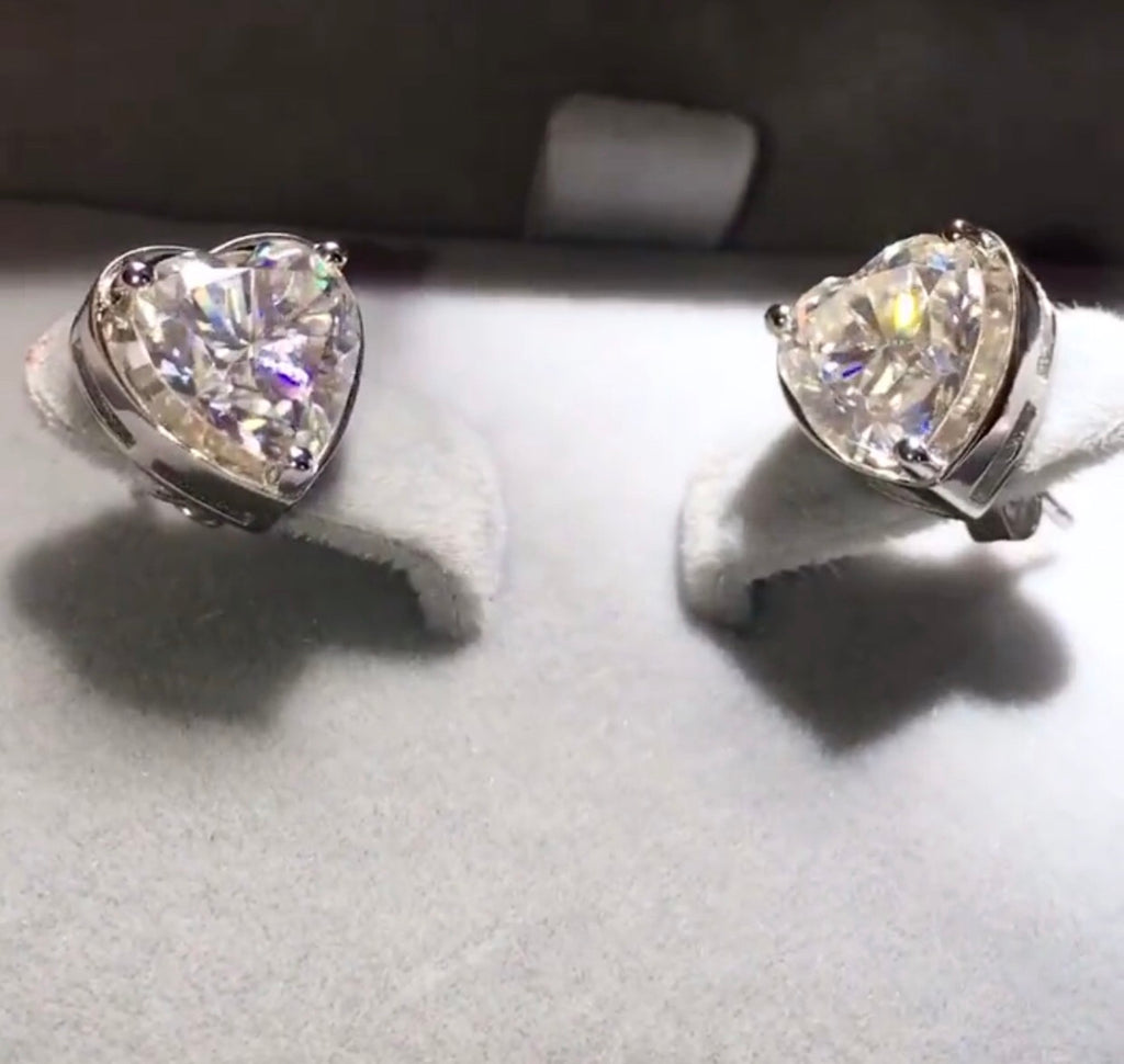 "Amia Heart" Ring & Earrings Set