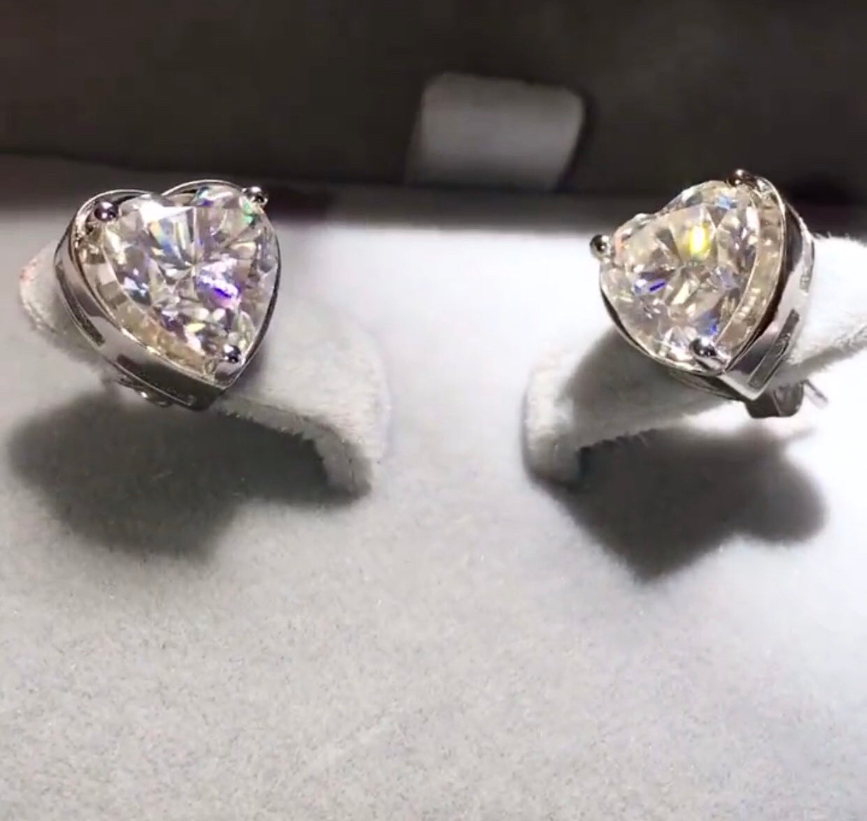 "Amia Heart" Ring & Earrings Set