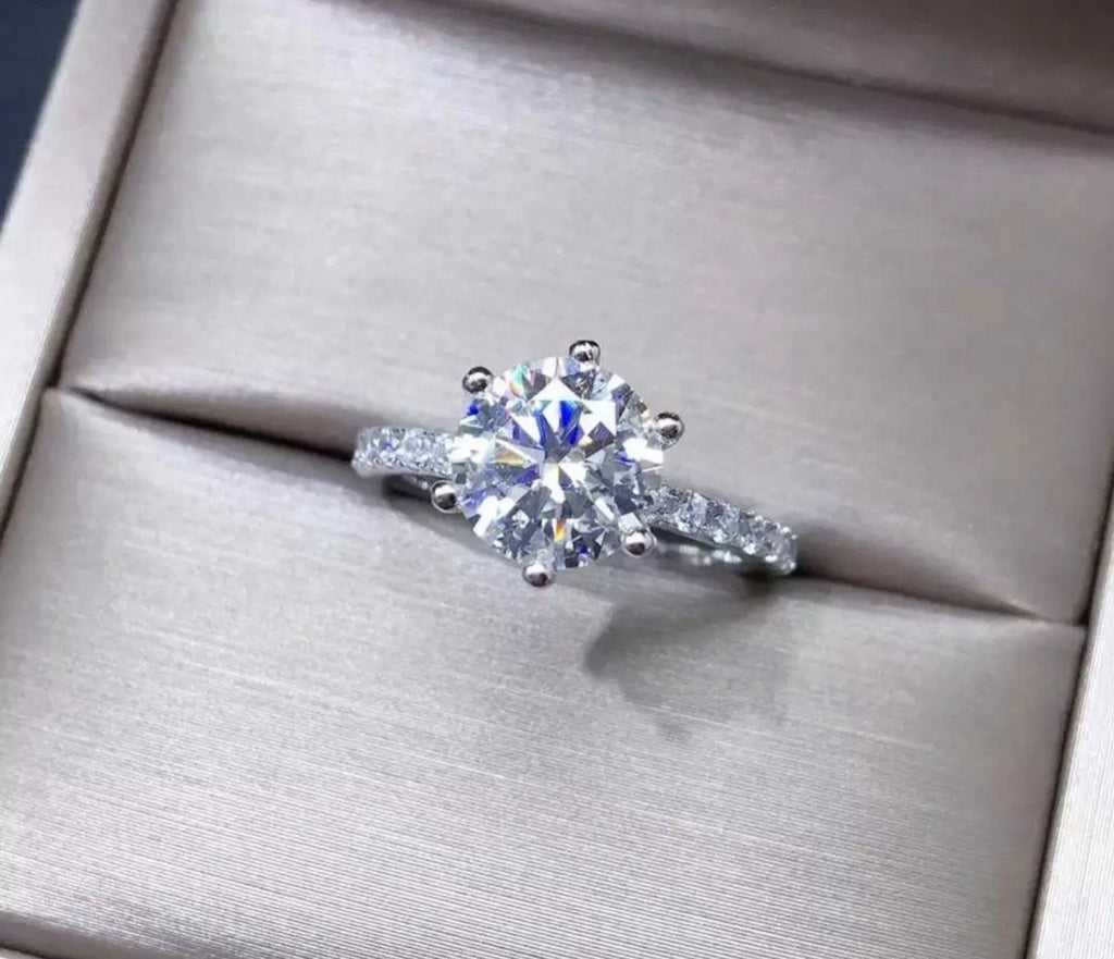 " TRIXIE 2 " Moissanite Diamond Full Eternity Ring