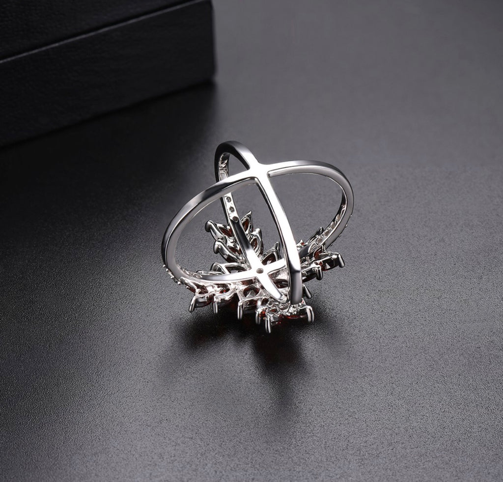 5.05ct Natural Red Garnet Ring