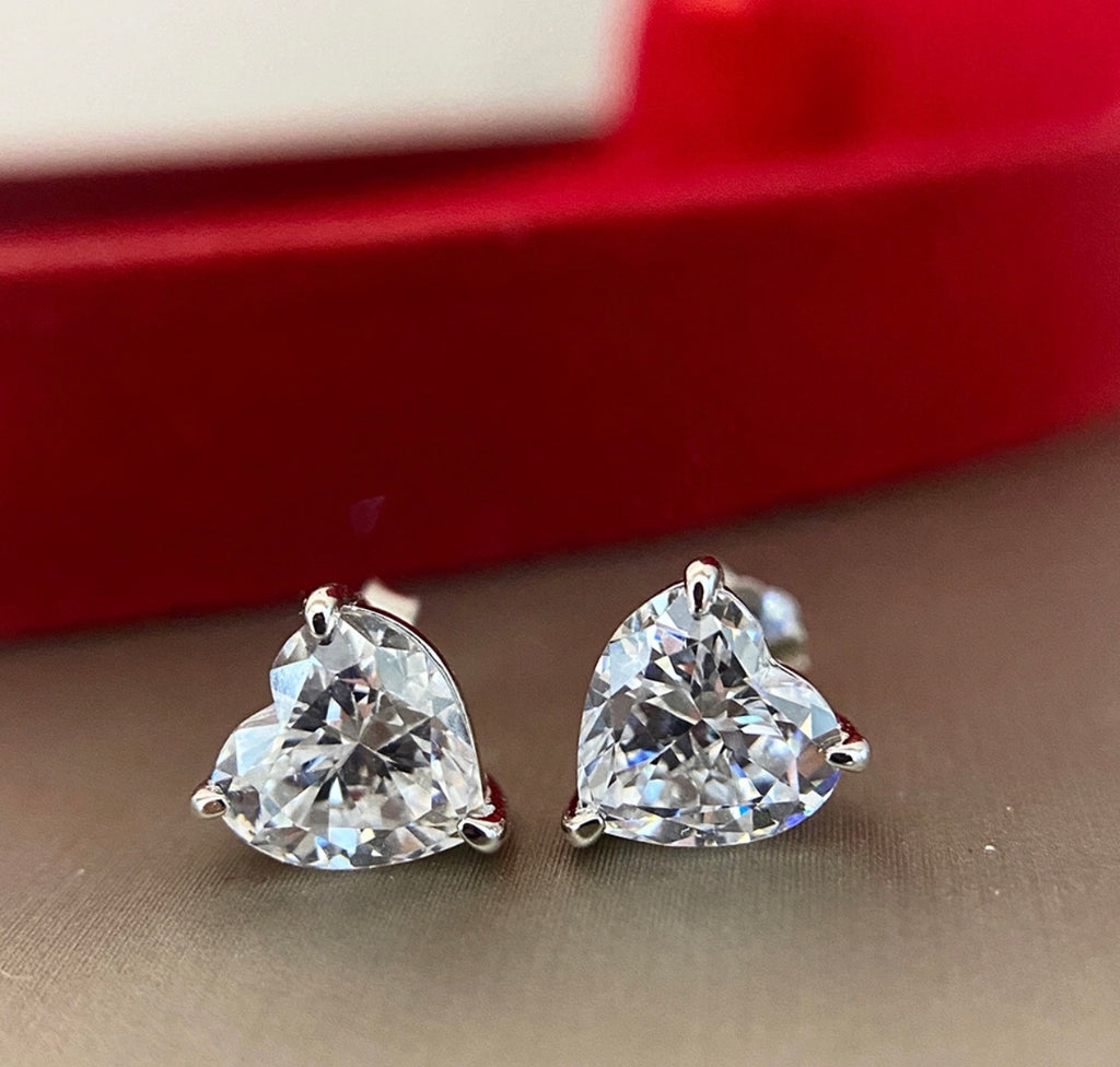 "Crystal"  Moissanite Diamond Earrings