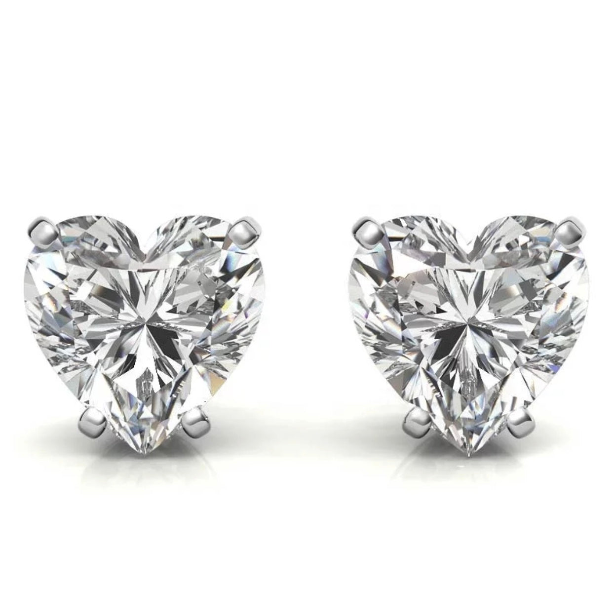 "Crystal"  Moissanite Diamond Earrings