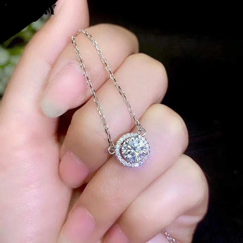 1 Ct D /VVS1 Moissanite Diamond Set Necklace/Ring/Earrings in Pure Silver coated Platinum